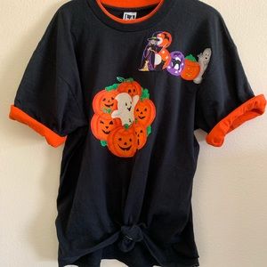 Vintage Halloween Shirt Top Halloween Handmade